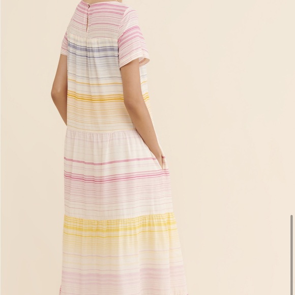 Striped Multicolor Maxi Dress - Picture 5 of 6